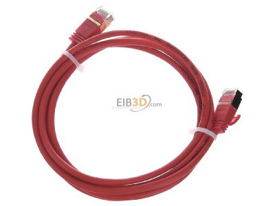 Top rear view Wantec 7160 rt 1,5m Patch cord 1,5m 
