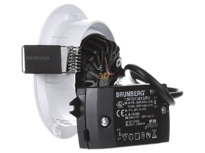 Ansicht rechts Brumberg Leuchten 38363073 LED-Einbaustrahler 230V 3000K wei 