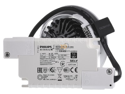 Ansicht hinten Brumberg 39363073 LED-Einbaustrahler 3000K wei dimm. 