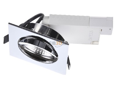 Ansicht oben vorne Brumberg 39365023 LED-Einbaustrahler 3000K chrom dimm. 