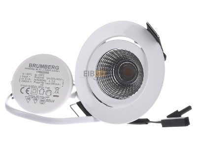 Frontansicht Brumberg 40363073 LED-Einbaustrahler 3000K wei dimm. 