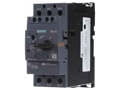 Frontansicht Siemens 3RV2031-4EA15 Leistungsschalter A-ausl. 22-32A 