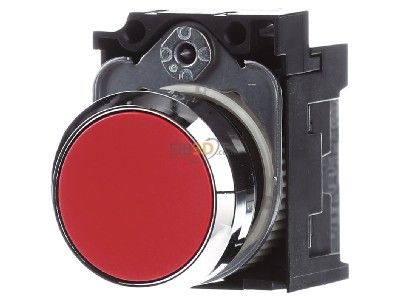 Front view Siemens 3SU1150-0AB20-1CA0 Complete push button red 
