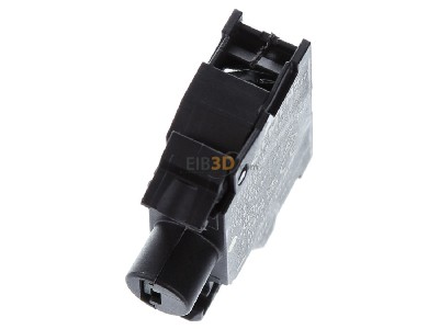 Top rear view Siemens 3SU1401-1BB30-1AA0 Lamp holder for indicator light yellow 
