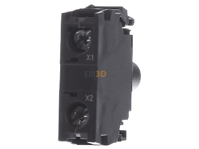 Front view Siemens 3SU1401-1BG60-1AA0 Lamp holder for indicator light white 
