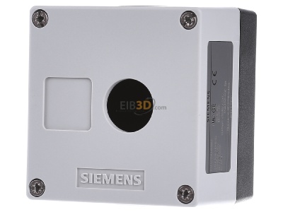 Front view Siemens 3SU1801-0AA00-0AB1 Surface housing 
