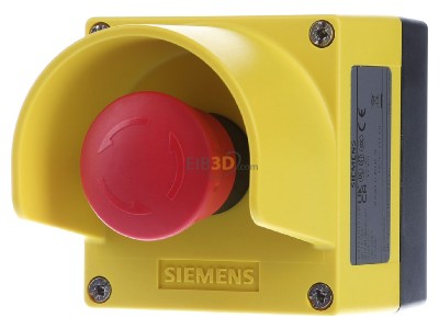 Front view Siemens 3SU1801-0NA00-2AC2 Control device combination IP68 
