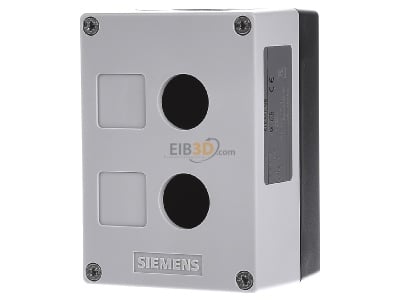 Front view Siemens 3SU1802-0AA00-0AB1 Surface housing 
