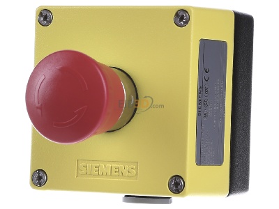 Front view Siemens 3SU1851-0NA00-2AA2 Control device combination IP68 
