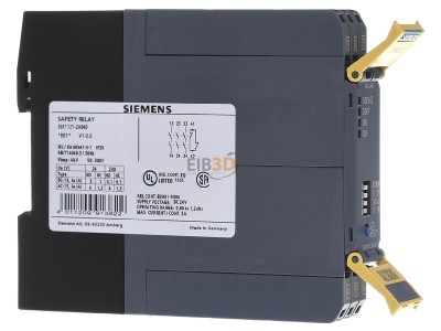 Ansicht links Siemens 3SK1121-2AB40 Sicherheitsschaltgert 3S+1 US=24VDC 