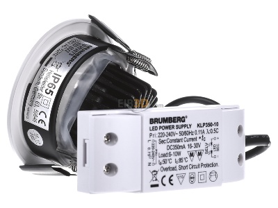 View on the right Brumberg 33353073 Downlight 1x6W LED not exchangeable 
