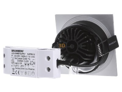 Back view Brumberg 33355253 Downlight 1x6W LED not exchangeable 
