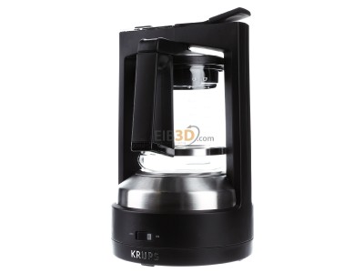 Front view Krups KM 4689 sw Coffee maker with glass jug 
