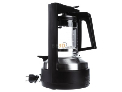 View on the left Krups KM 4689 sw Coffee maker with glass jug 
