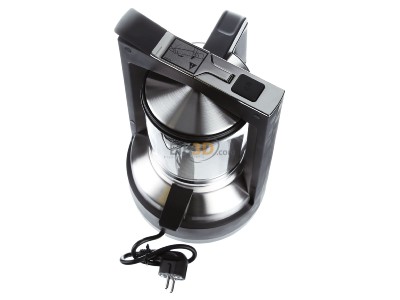 Top rear view Krups KM 4689 sw Coffee maker with glass jug 
