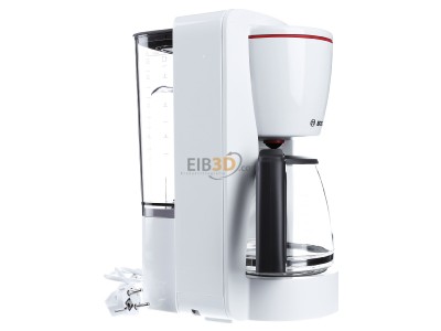 View on the left Bosch SDA TKA2M111 ws Coffee maker with glass jug
