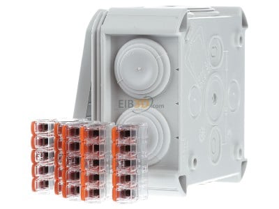 View on the right BEGA Gantenbrink 70730 Cable junction box for light pole 
