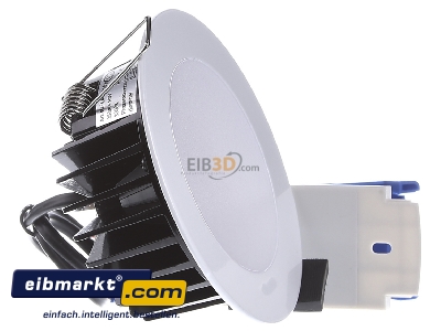 Ansicht links EVN Lichttechnik L44100102 P-LED Deckeneinbauleuchte 3000K rund ws dim 