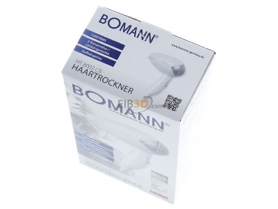 Top rear view Bomann DA HT8002CB ws/sw Handheld hair dryer 1200W 
