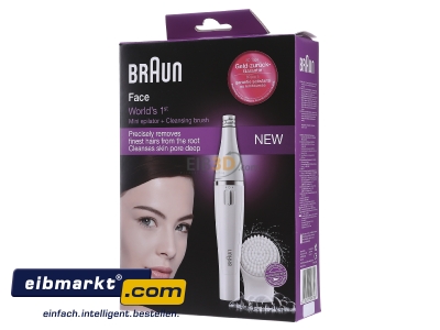 Frontansicht Procter&Gamble Braun 810 ws/si Epilierer/Peeling Face 