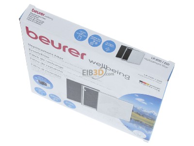 View up front Beurer LR 200/210HEPAFilter Accessory for small domestic applicances 
