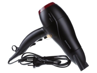 Back view Beko Grundig HD 3700 D Handheld hair dryer 1800W 
