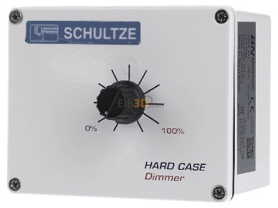 Frontansicht Schultze HWP-Dimmer Dimmer fr IR-Strahler 230V 13A m. Schalter 