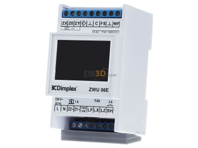 Front view Glen Dimplex ZWU 06E Storage heater charge controller 
