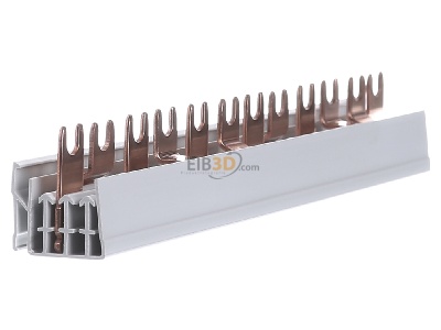 View on the right Hager KDN450D Phase busbar 
