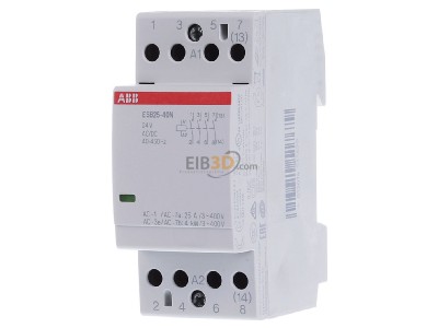 Front view ABB ESB25-40N-01 Installation contactor 
