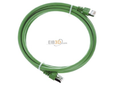 Ansicht oben links Teleg�rtner L00001A0139 Patchkabel S/FTP Cat7 gn 2,0m PUR 