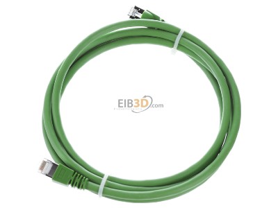 Ansicht oben rechts Teleg�rtner L00001A0139 Patchkabel S/FTP Cat7 gn 2,0m PUR 