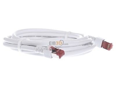 View on the left EFB-Elektronik EC6000 3m ws S/FTP RJ45 8(8) Patch cord Cat.6 3m 
