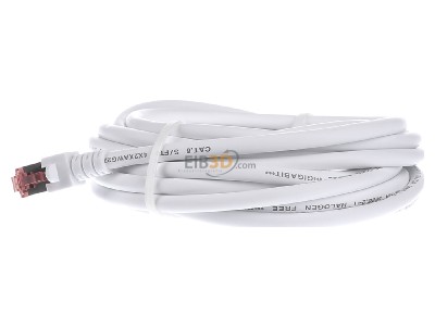 Ansicht rechts EFB-Elektronik EC6000 5m ws S/FTP Patchkabel Cat.6 2xRJ45 mit S/FTP 