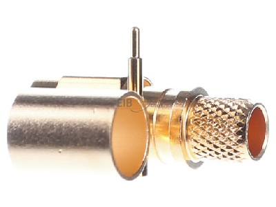 View on the right Telegrtner J01150A0611 SMA plug connector 
