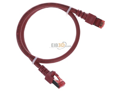 View top left EFB-Elektronik EC6000 0,5m rt S/FTP RJ45 8(8) Patch cord Cat.6 0,5m 
