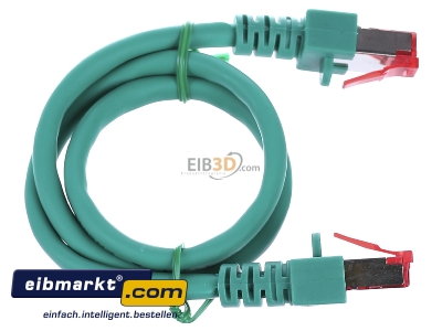 View top left EFB-Elektronik EC6000 0,5m gn S/FTP RJ45 8(8) Patch cord Cat.6 0,5m 
