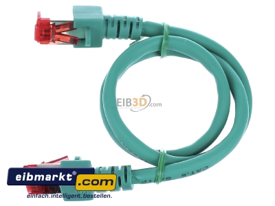View top right EFB-Elektronik EC6000 0,5m gn S/FTP RJ45 8(8) Patch cord Cat.6 0,5m 
