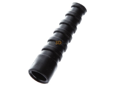 View up front Telegrtner B00081A1272 Coax type cable bend restrictor black 
