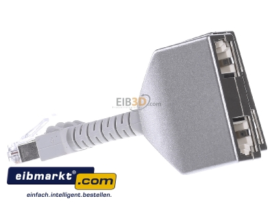 Ansicht links Metz Connect 130548-03-E Set Cable-sharing-Adapter Ethernet/Ethernet 