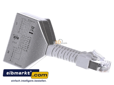 Ansicht rechts Metz Connect 130548-03-E Set Cable-sharing-Adapter Ethernet/Ethernet 