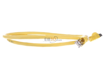 View on the left Telegrtner L00000A0085 RJ45 8(8) Patch cord 6A (IEC) 1m 
