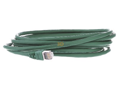 View on the left Telegrtner L00003A0056 RJ45 8(8) Patch cord 6A (IEC) 5m 
