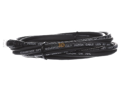 View on the right Telegrtner L00003A0060 RJ45 8(8) Patch cord 6A (IEC) 5m 
