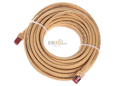 View up front EFB-Elektronik EC6000 15m ge S/FTP RJ45 8(8) Patch cord Cat.6 15m 
