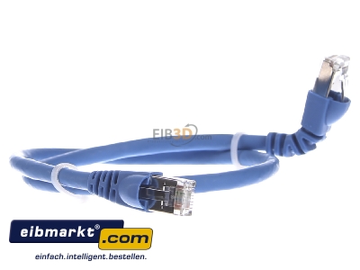 View on the left Telegrtner L00000A0197 RJ45 8(8) Patch cord 6A (IEC) 0,5m
