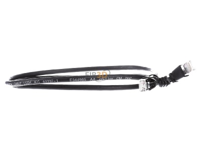 View on the left Telegrtner L00000A0202 RJ45 8(8) Patch cord 6A (IEC) 1m 
