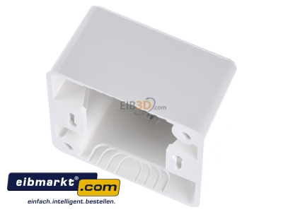 Top rear view Metz Connect 130B10D20002-E Data outlet white 
