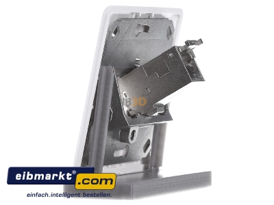 View on the right Metz Connect 1309111002-E-90 RJ45 8(8) Data outlet 6A (IEC) white
