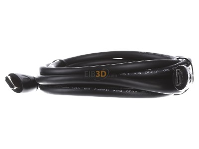 Frontansicht Rutenbeck AKE HDMI 3m Anschlusskabel sw 